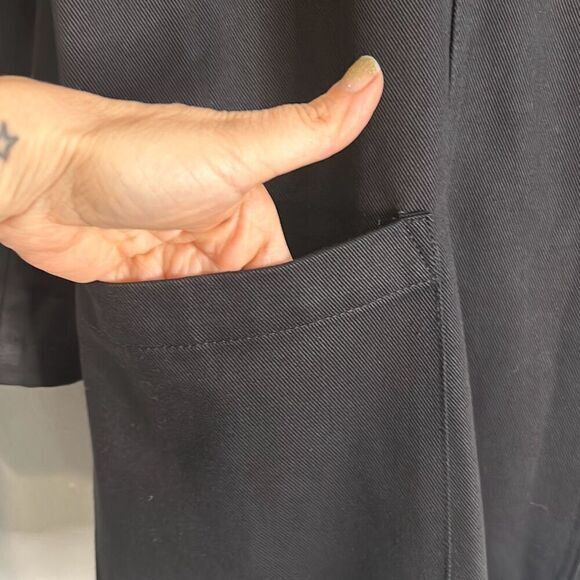 Jen Jen by Darian Vtg black and gold jacket retro unique blazer style Jean hacke - Picture 4 of 10